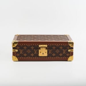 Louis Vuitton Monogram Trunk Jewellery Watch Box | AlmaBagz
