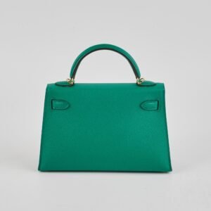 Hermes Mini Kelly Green Jade Epsom - Z Stamp | AlmaBagz