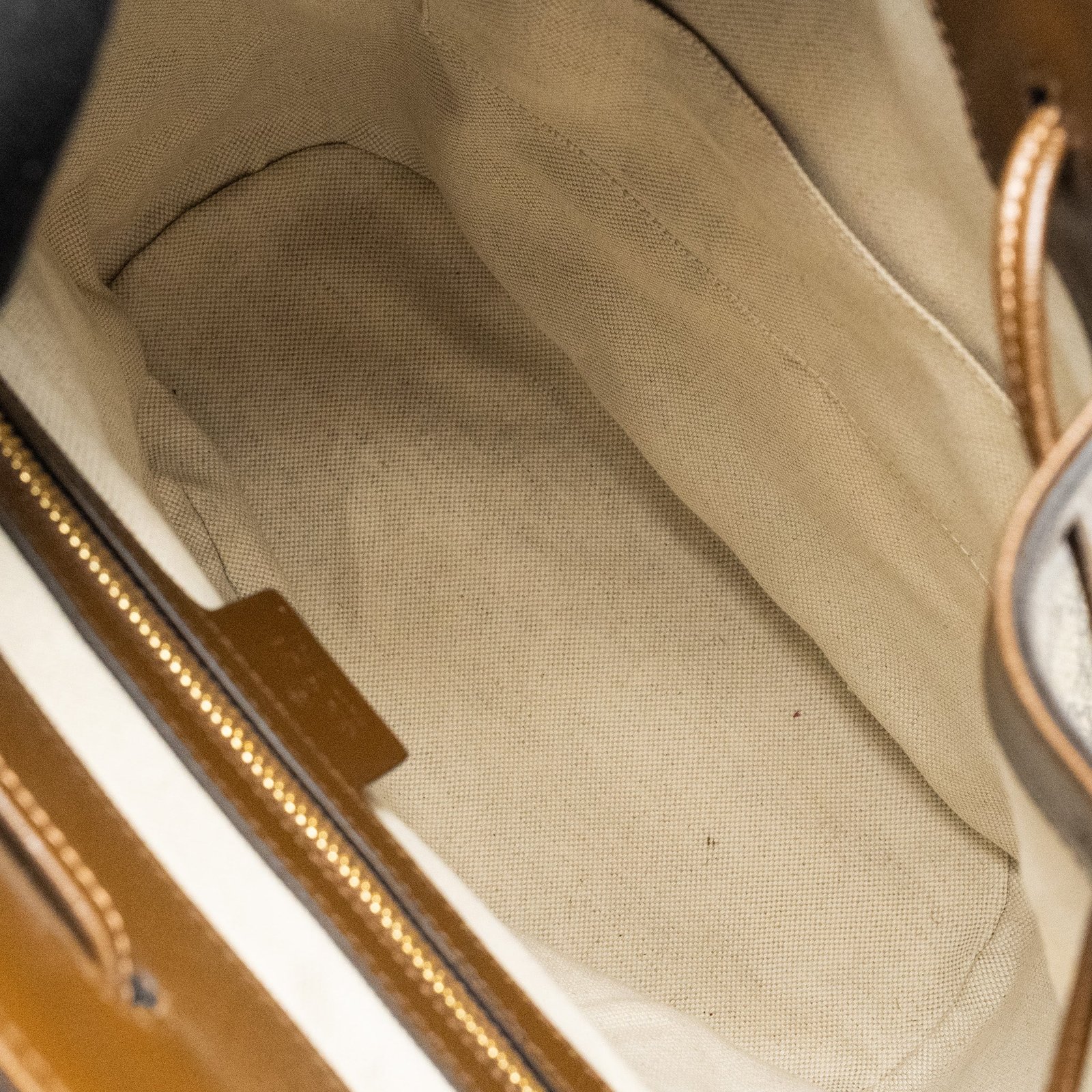 Gucci 1955 Horsebit backpack GG supreme canvas / calfskin brown GHW | AlmaBagz - Image 14