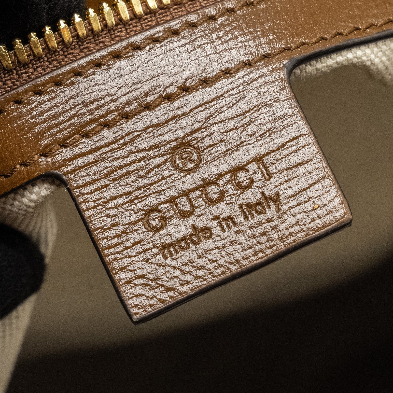 Gucci 1955 Horsebit backpack GG supreme canvas / calfskin brown GHW | AlmaBagz - Image 15