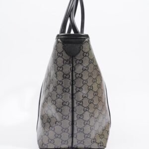 Gucci Tote Bag Metalic Supreme Print / Navy Coated Canvas | AlmaBagz
