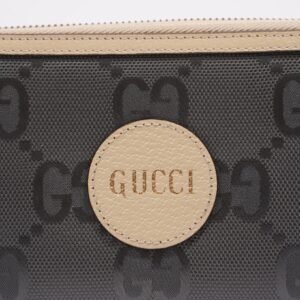 Gucci Off The Grid Long Wallet Black / Beige Canvas | AlmaBagz
