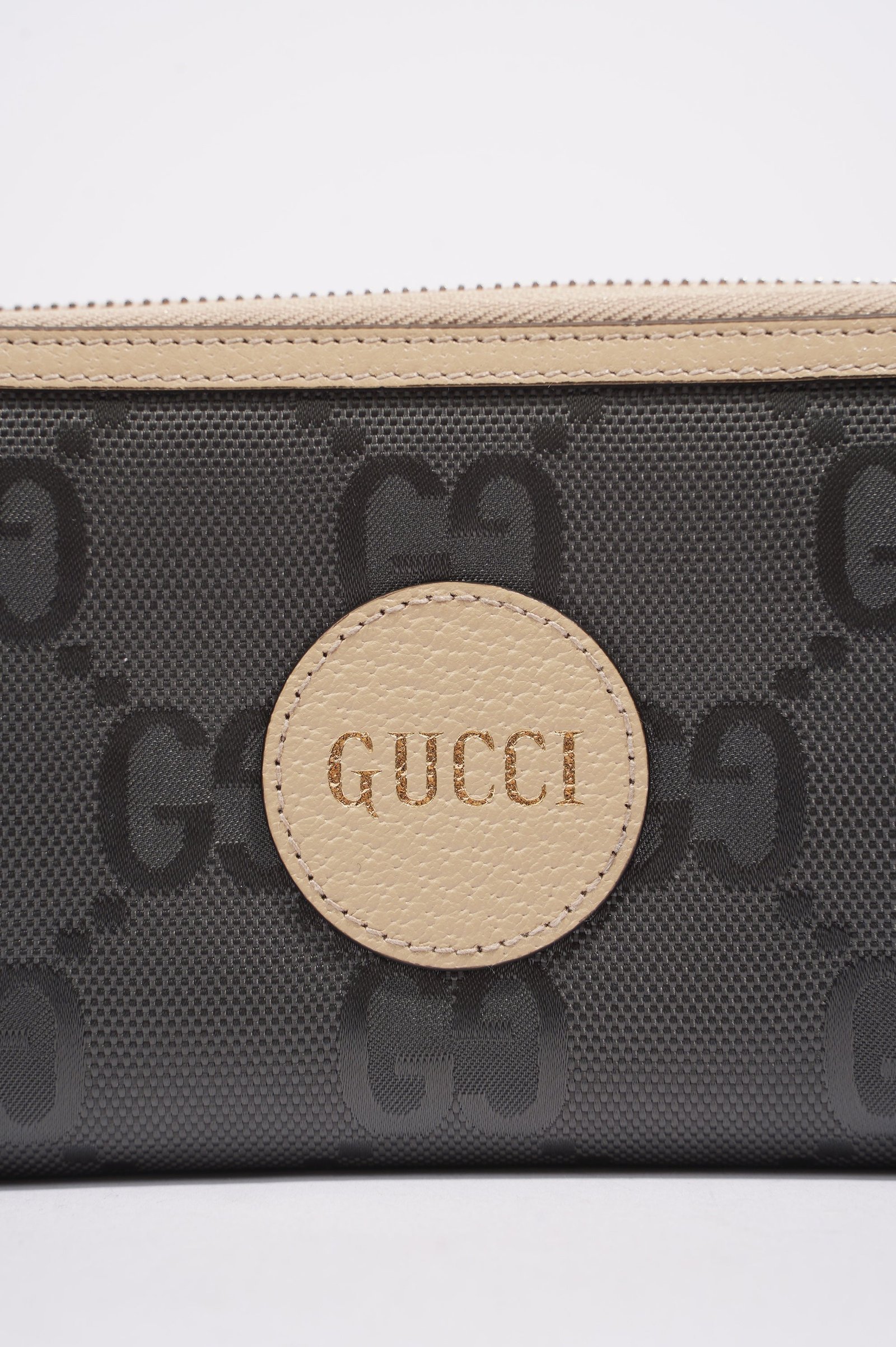Gucci Off The Grid Long Wallet Black / Beige Canvas | AlmaBagz