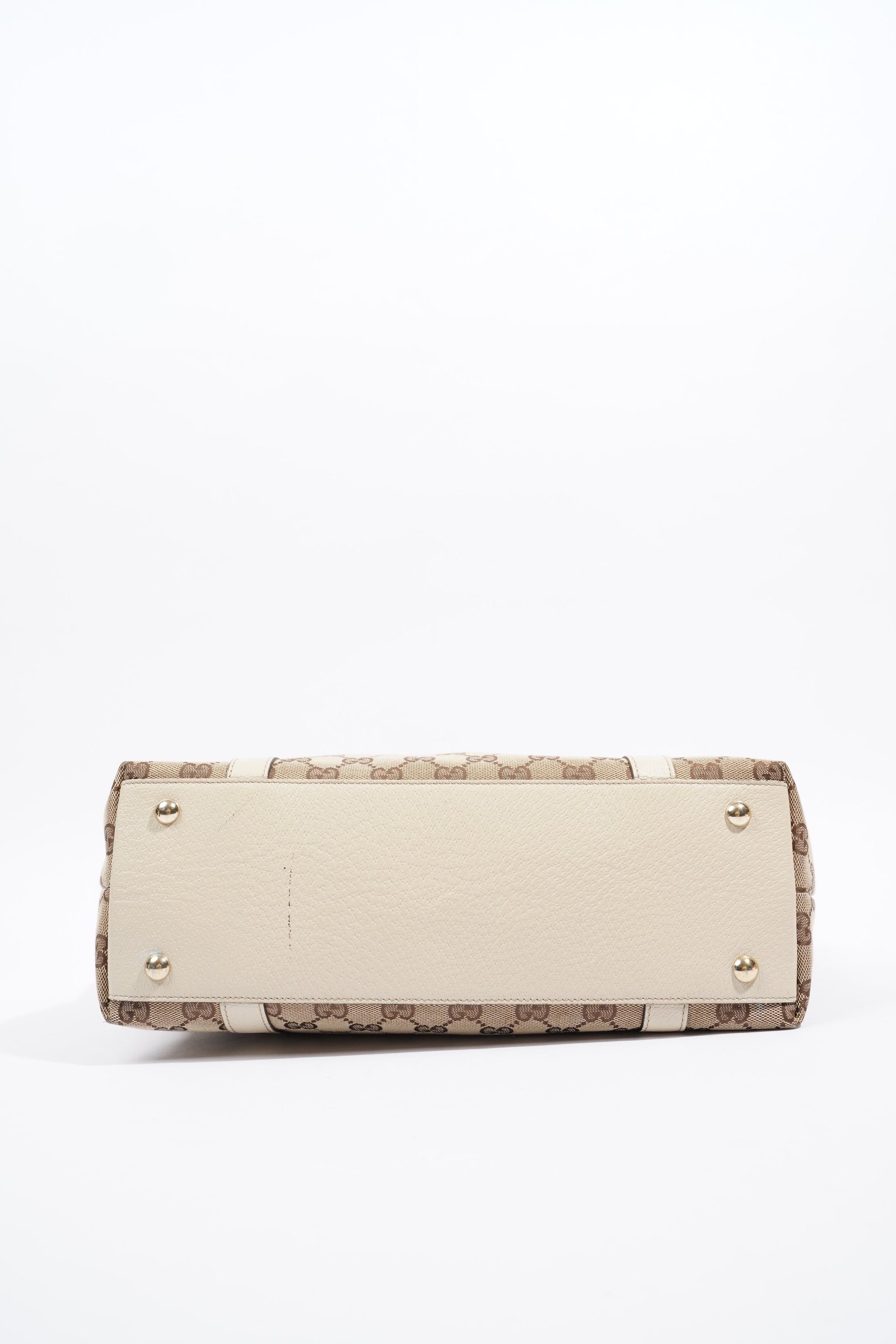 Gucci Abbey Shoulder Bag Supreme Print / White Canvas Medium | AlmaBagz - Image 5