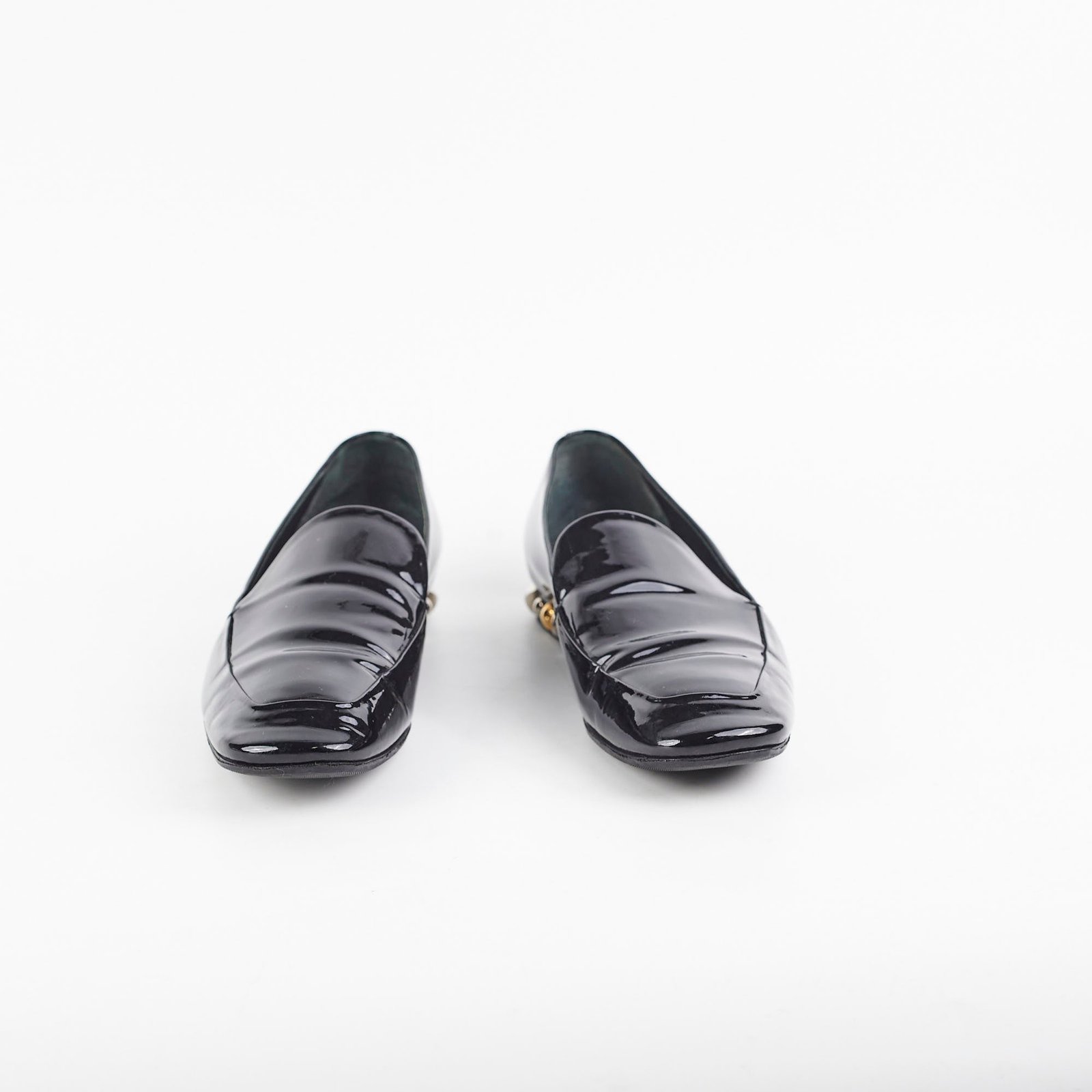 Louis Vuitton Patent Loafers Black | AlmaBagz