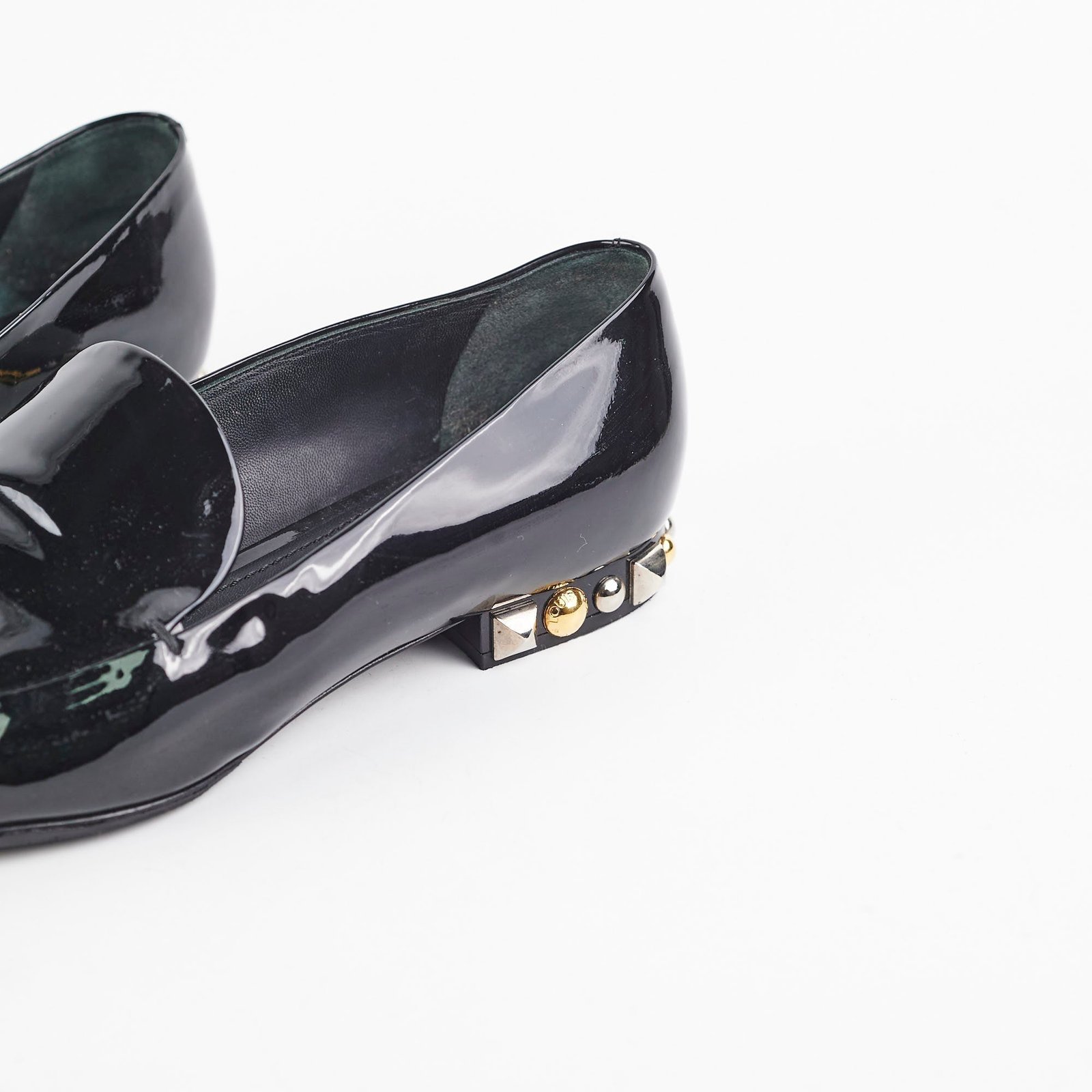 Louis Vuitton Patent Loafers Black | AlmaBagz - Image 10