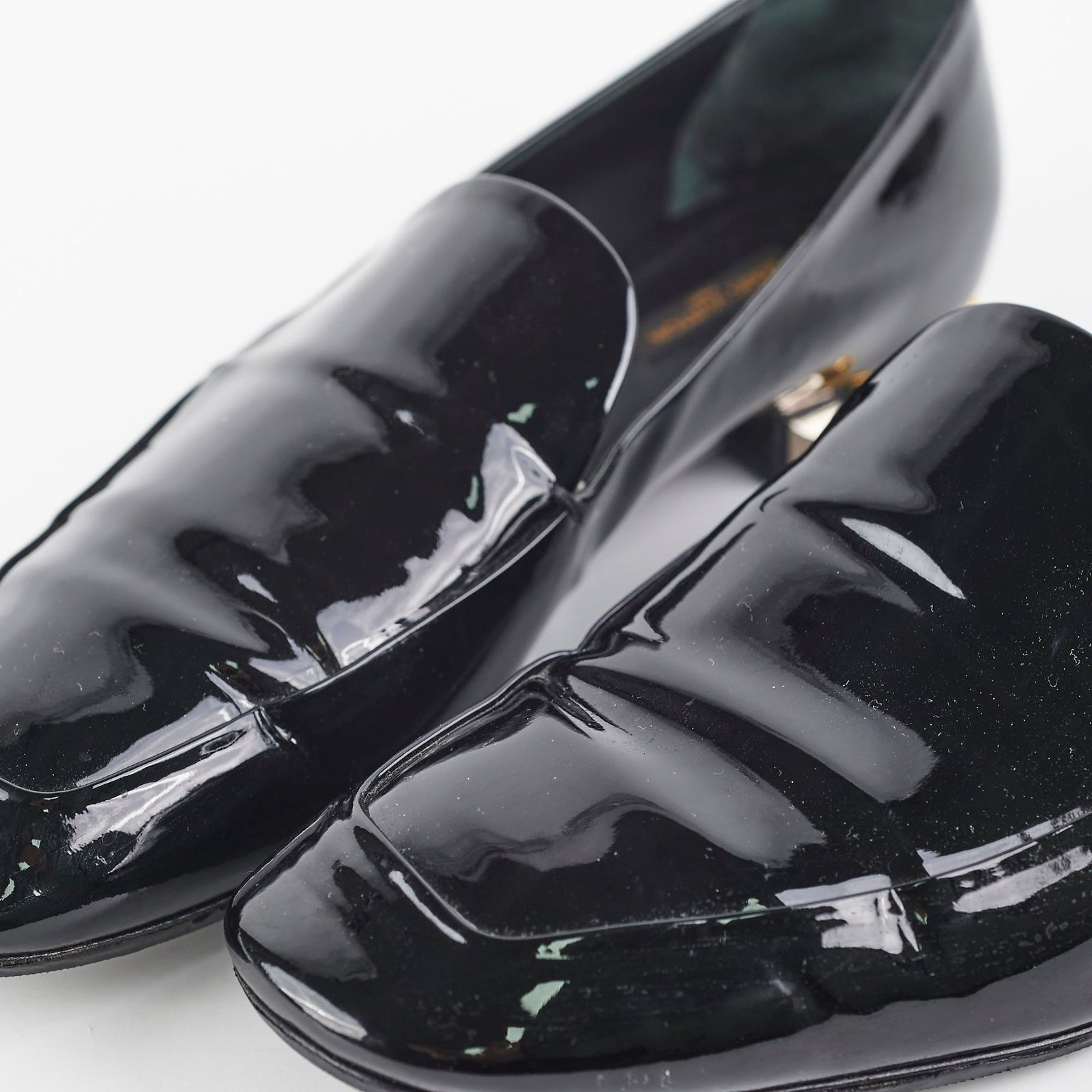 Louis Vuitton Patent Loafers Black | AlmaBagz - Image 8