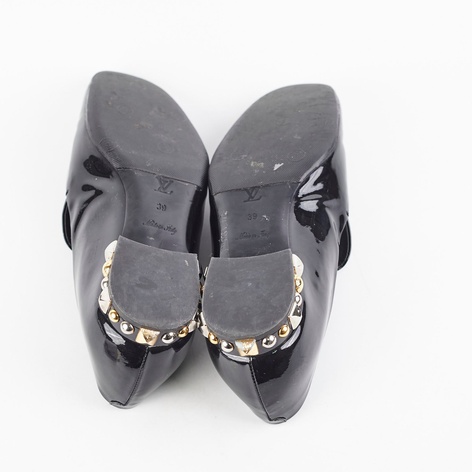 Louis Vuitton Patent Loafers Black | AlmaBagz - Image 2