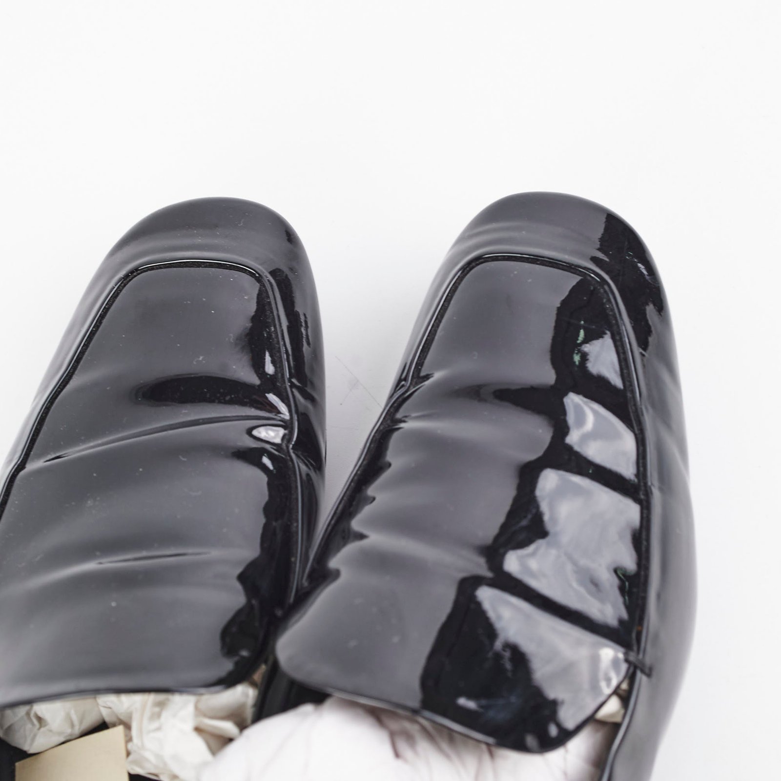 Louis Vuitton Patent Loafers Black | AlmaBagz - Image 3