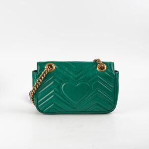 Gucci Marmont Mini Green | AlmaBagz