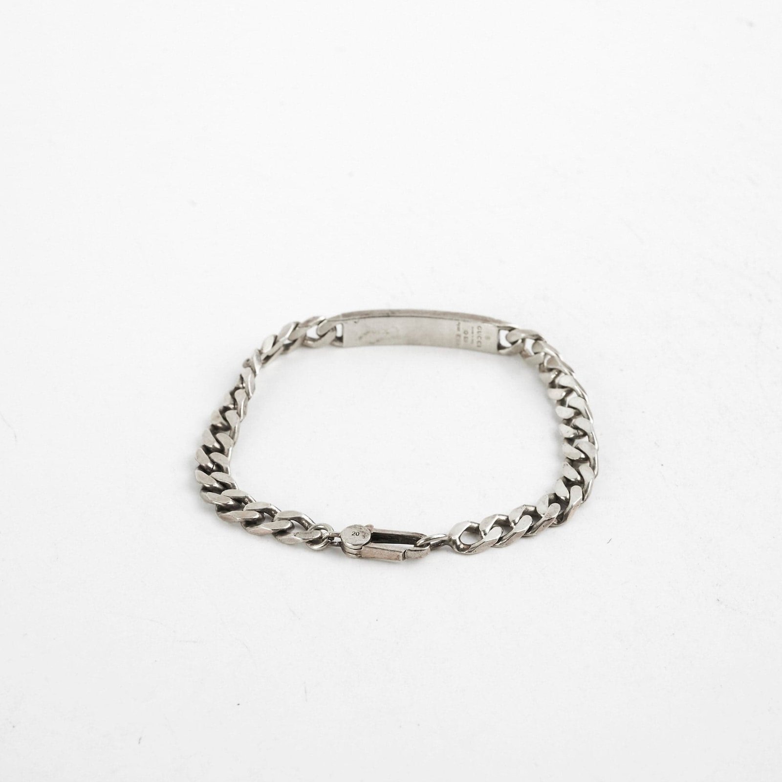 Gucci Silver Chain Bracelet | AlmaBagz