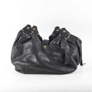 Louis Vuitton Monogram Mahina Black Shoulder Bag | AlmaBagz
