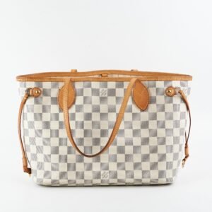 Louis Vuitton Neverfull PM Damier Azur | AlmaBagz