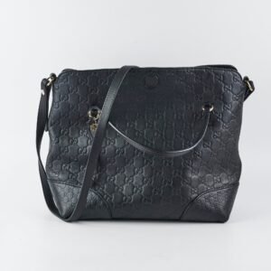 Gucci Black Monogram Tote | AlmaBagz