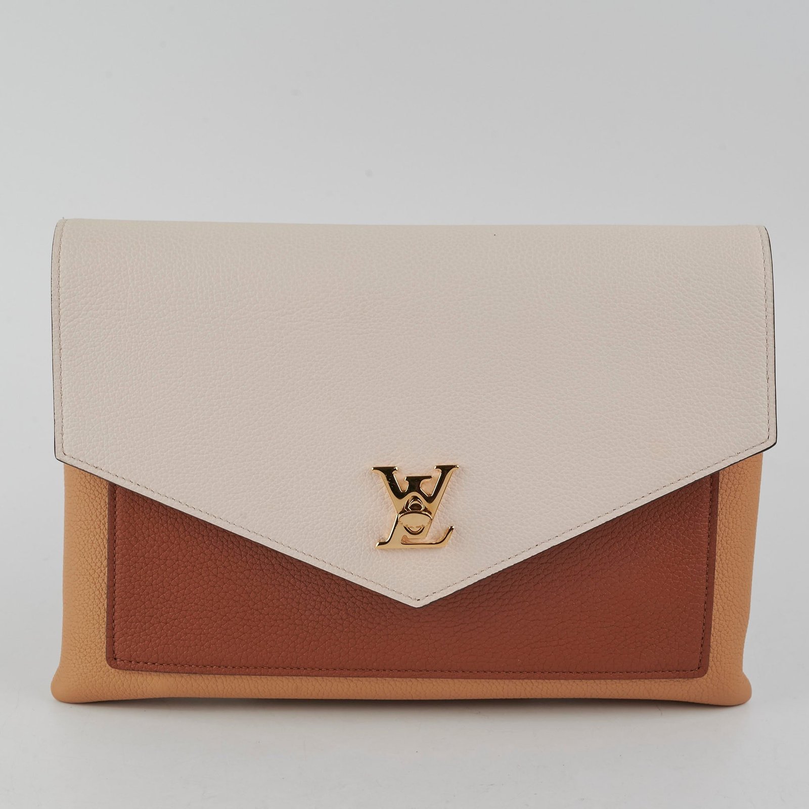 Louis Vuitton My Lockme Pochette Tan | AlmaBagz