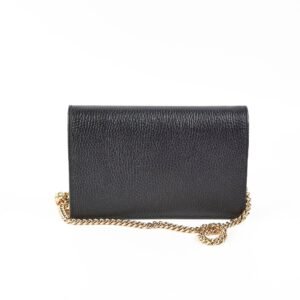 Gucci GG Marmont Wallet On Chain Black | AlmaBagz