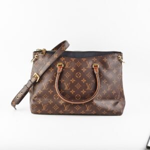 Louis Vuitton Pallas MM Black Monogram | AlmaBagz