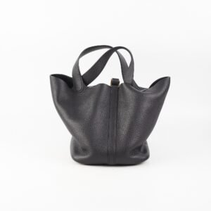 Hermes Picotin 22 Black Stamp U (2022) | AlmaBagz