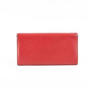 Louis Vuitton Epi Long Wallet Red | AlmaBagz