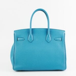 Hermes Birkin 30 Turquoise Togo | AlmaBagz
