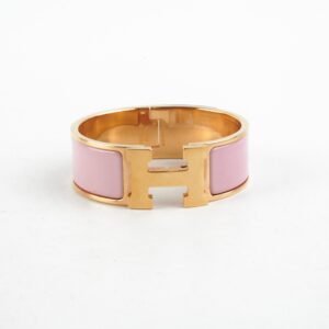 Hermes Clic Clac H Bracelet Rose | AlmaBagz