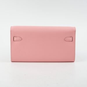 Hermes Kelly to Go Rose Confetti Z Stamp | AlmaBagz