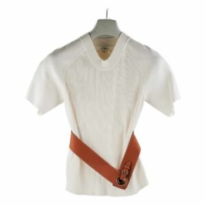 Hermes Top & Pants Set Ivory Size 34 | AlmaBagz