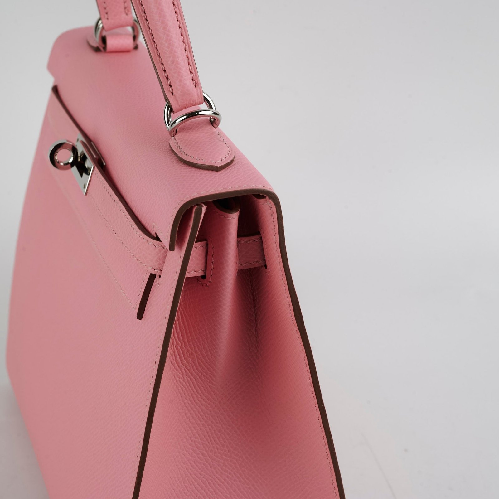 Hermes Kelly 25 Epsom Rose Confetti - Y Stamp | AlmaBagz - Image 5