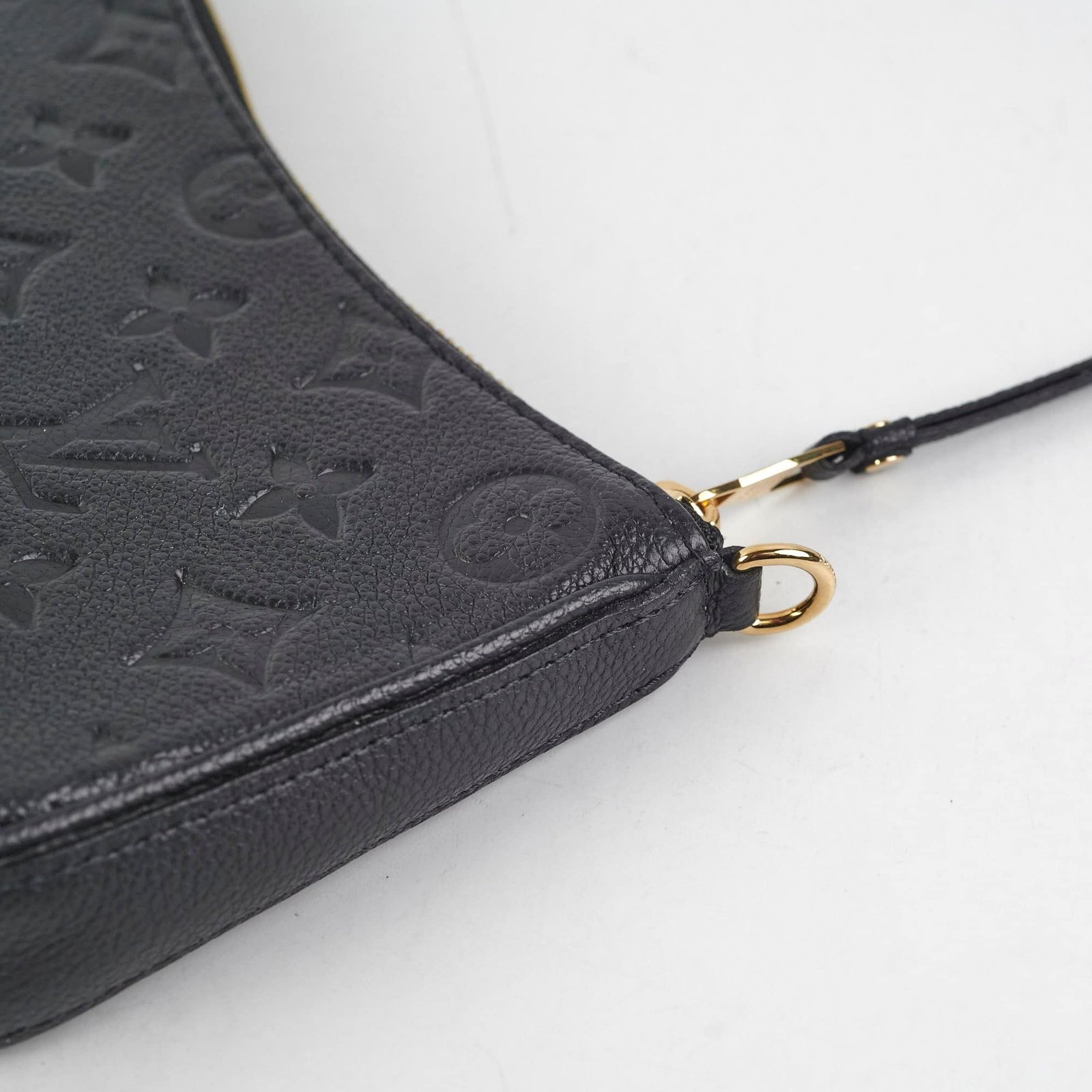 Louis Vuitton Easy Pouch On Strap Black Empreinte | AlmaBagz - Image 12