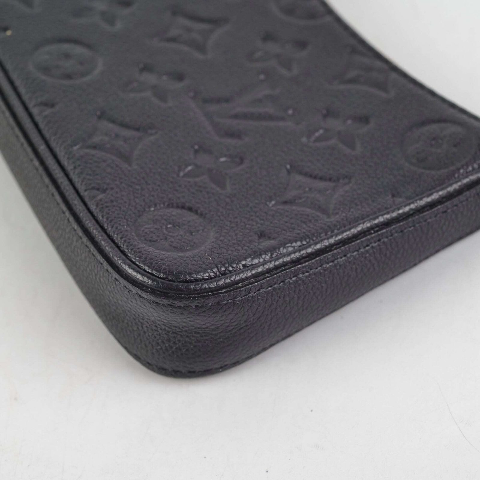 Louis Vuitton Easy Pouch On Strap Black Empreinte | AlmaBagz - Image 11