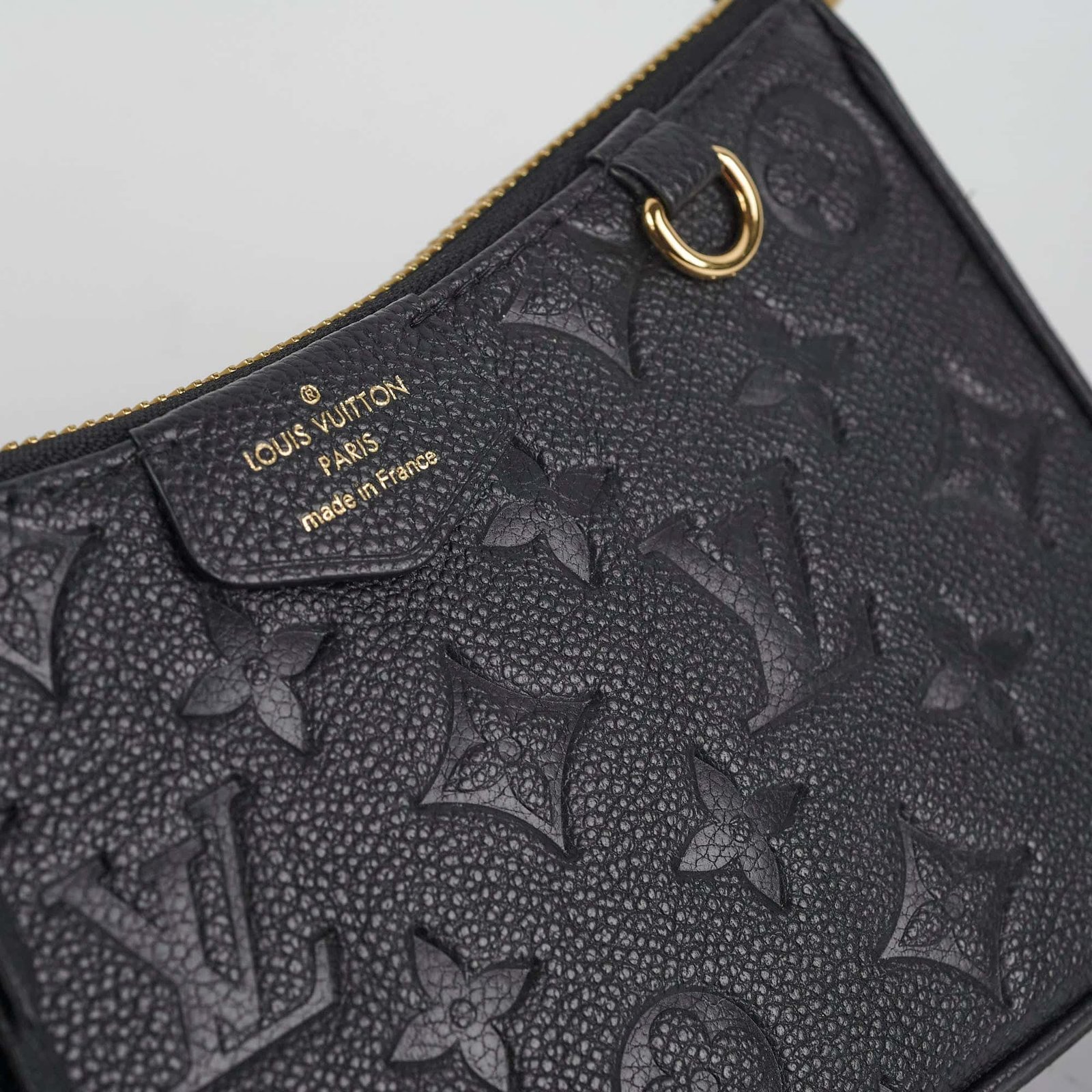 Louis Vuitton Easy Pouch On Strap Black Empreinte | AlmaBagz - Image 7