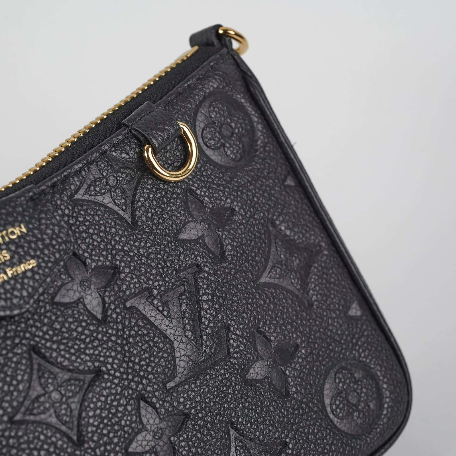 Louis Vuitton Easy Pouch On Strap Black Empreinte | AlmaBagz - Image 6