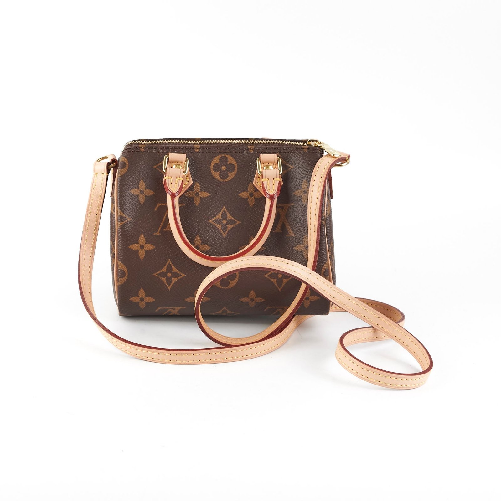 Louis Vuitton Nano Speedy Monogram (Older style) | AlmaBagz