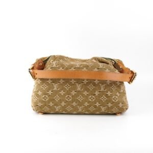 Louis Vuitton Khaki Denim Shoulder Bag | AlmaBagz
