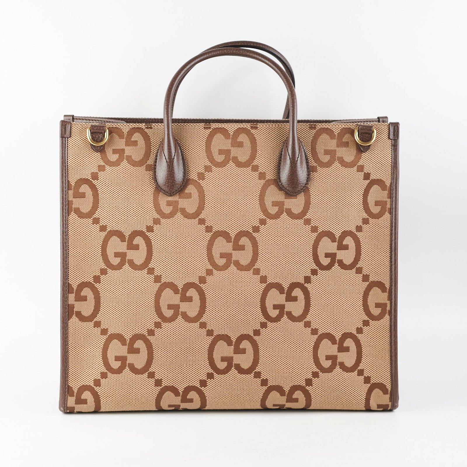 Gucci Jumbo GG Tote Brown Bag | AlmaBagz