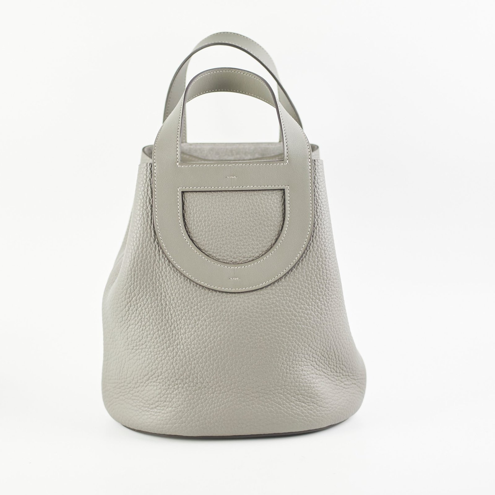 Hermes In The Loop 23 Clemence Gris Meyer - U Stamp | AlmaBagz