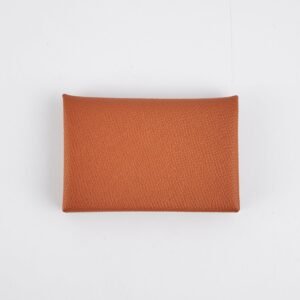 Hermes Calvi Epsom Gold Cardholder | AlmaBagz