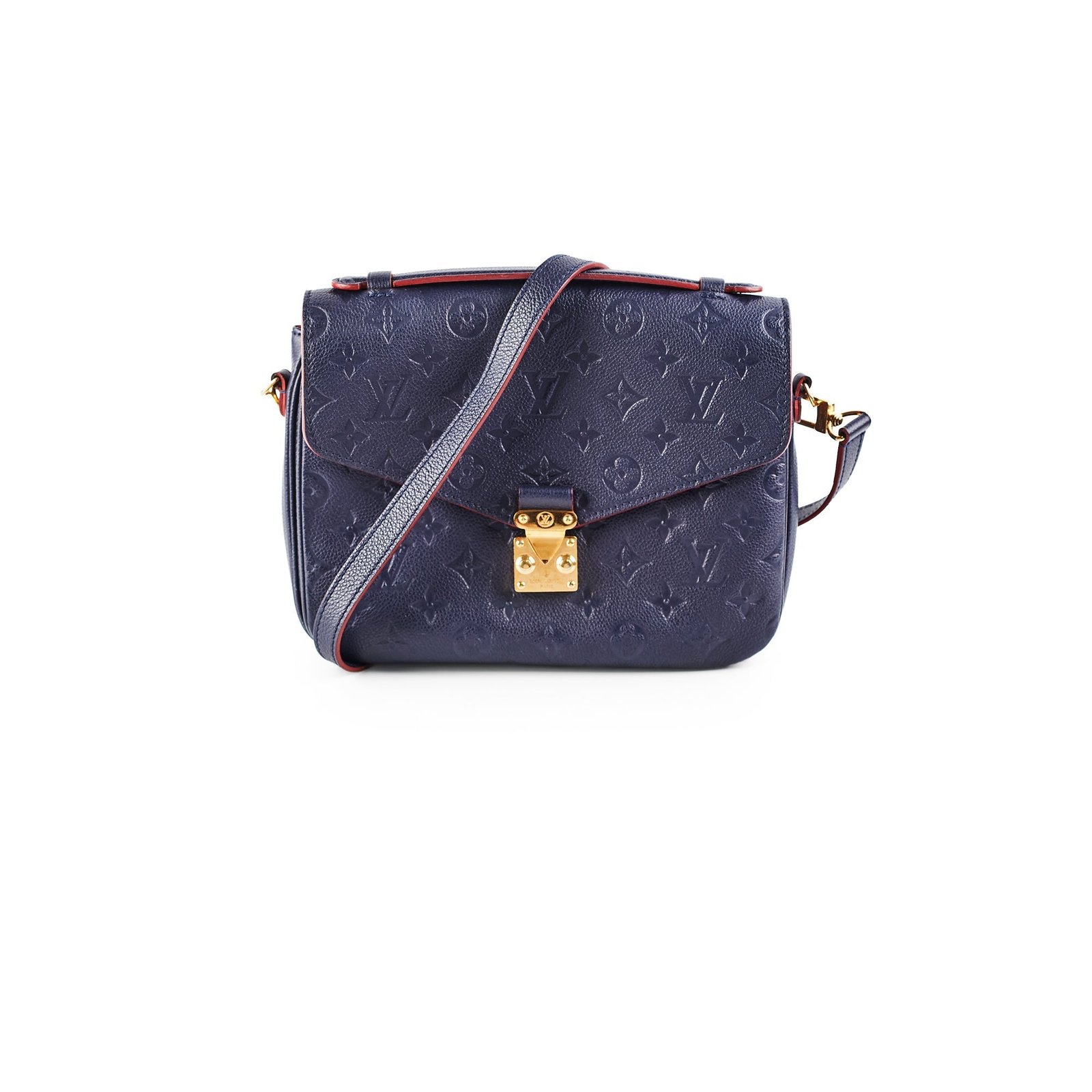 Louis Vuitton Pochette Metis Empriente Navy | AlmaBagz - Image 13