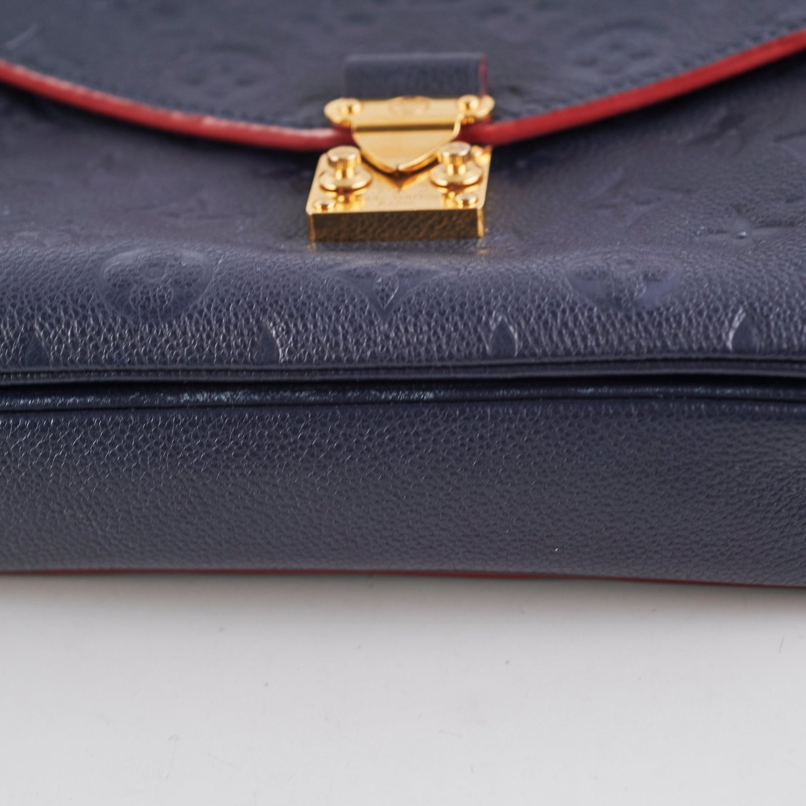 Louis Vuitton Pochette Metis Empriente Navy | AlmaBagz - Image 10