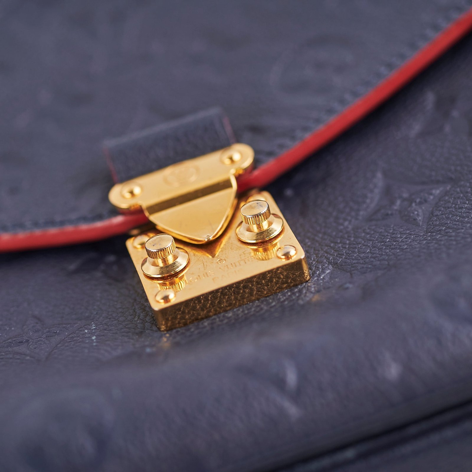 Louis Vuitton Pochette Metis Empriente Navy | AlmaBagz - Image 12