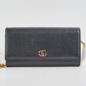 Gucci Wallet On Chain Black | AlmaBagz