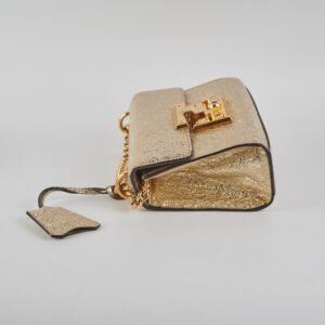 Gucci Padlock Gold Metallic Small | AlmaBagz