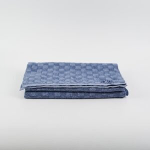 Louis Vuitton Blue Wool Scarf | AlmaBagz