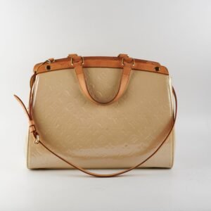 Louis Vuitton Brea GM Vernis Cream | AlmaBagz