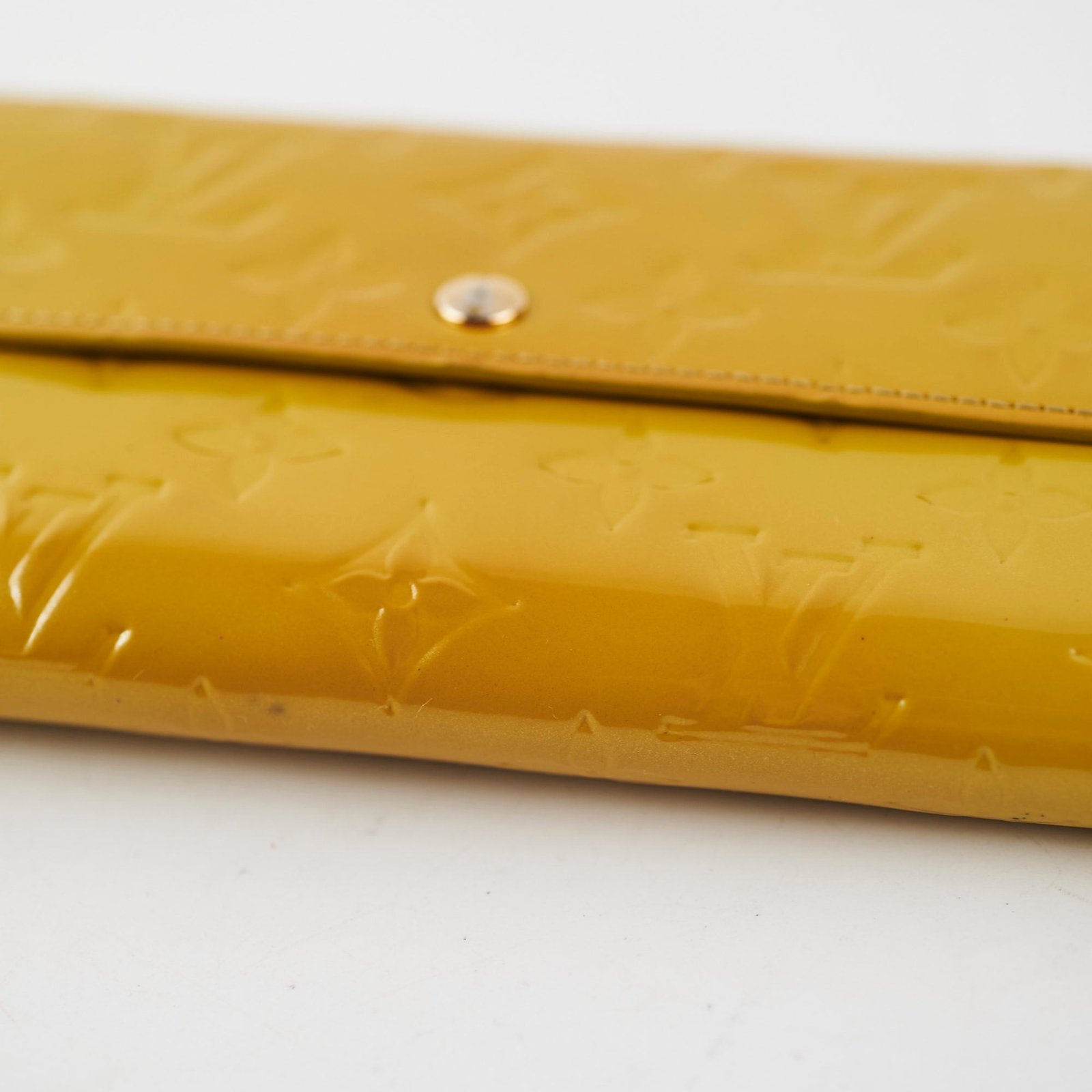 Louis Vuitton Sarah Wallet Yellow | AlmaBagz - Image 16