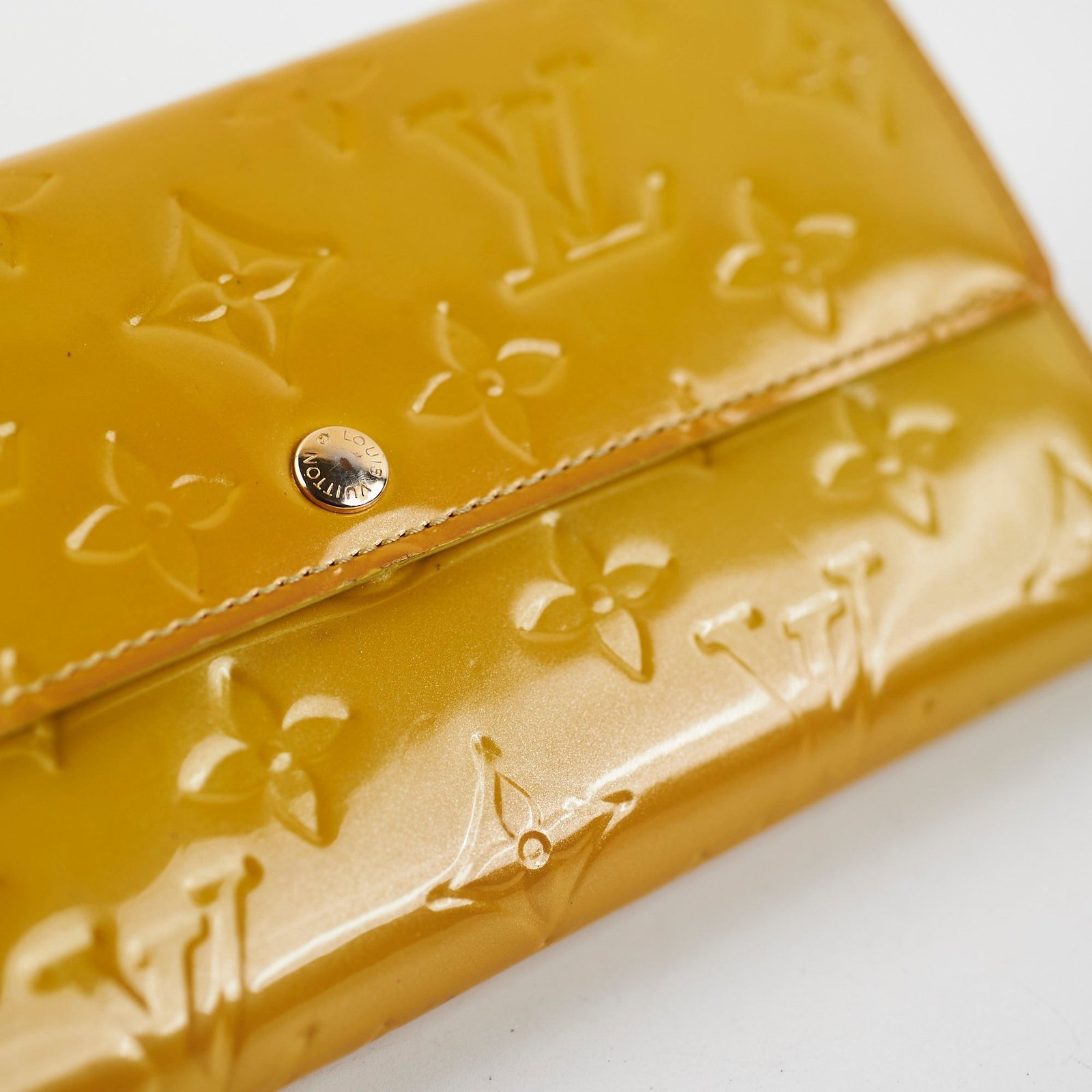 Louis Vuitton Sarah Wallet Yellow | AlmaBagz - Image 18
