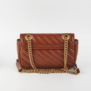 Gucci Marmont Mini Brown Shoulder Bag | AlmaBagz