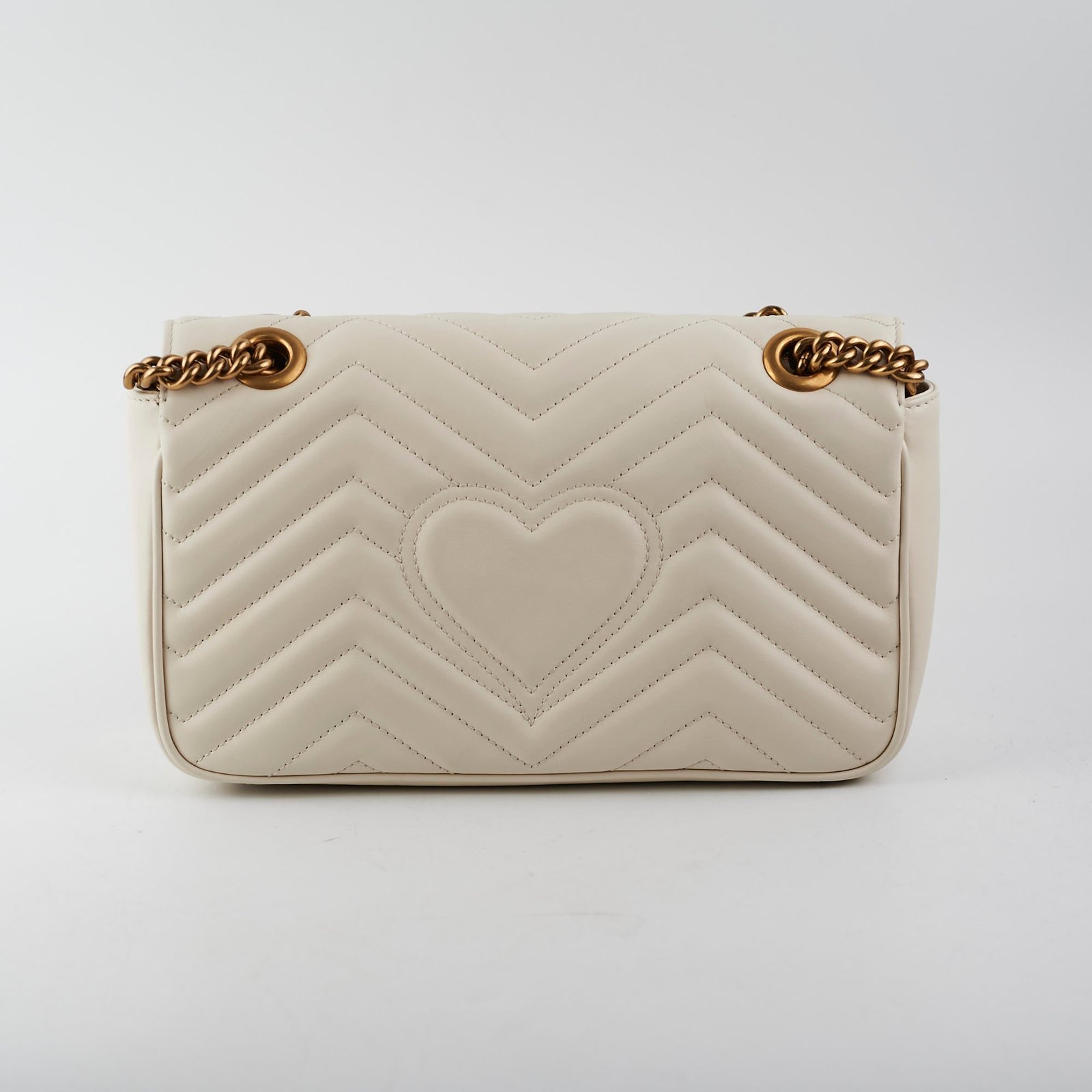 Gucci Marmont Medium Ivory | AlmaBagz