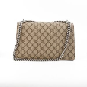 Gucci Dionysus Medium Monogram Red Shoulder Bag | AlmaBagz