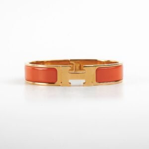 Hermes H Bracelet PM Orange | AlmaBagz